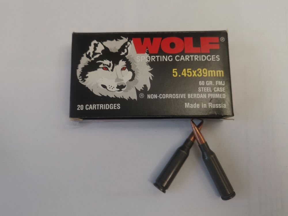 Wolf rifle cartridges 5.45x39