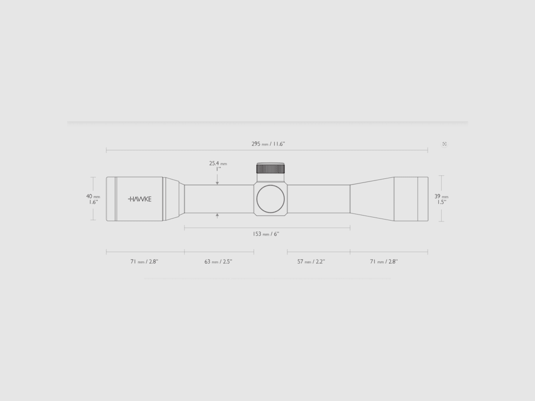 Hawke Vantage 4×32: 30/30 Duplex – 14100, Bild 4 von 4