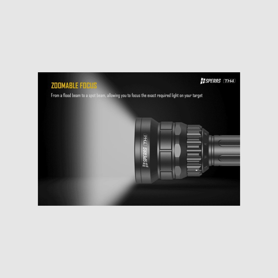 LED-TASCHENLAMPE MIT ZOOM 800 LUMEN UND LICHTSTRAHL BIS ZU 79M, Bild 7 von 12