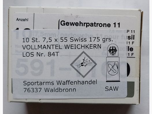 Original GP 11 7,5x55 Swiss