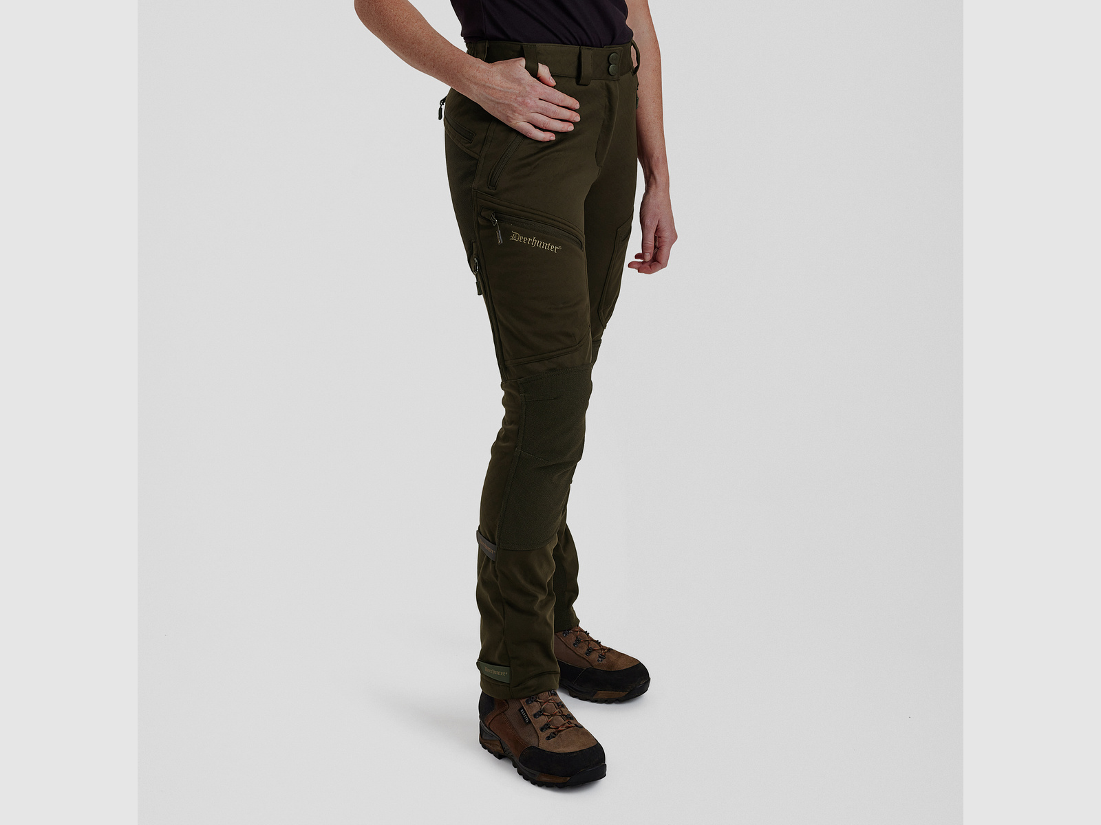 Lady Excape Softshell Hose - Art Green – Kleidergröße Damen: 42