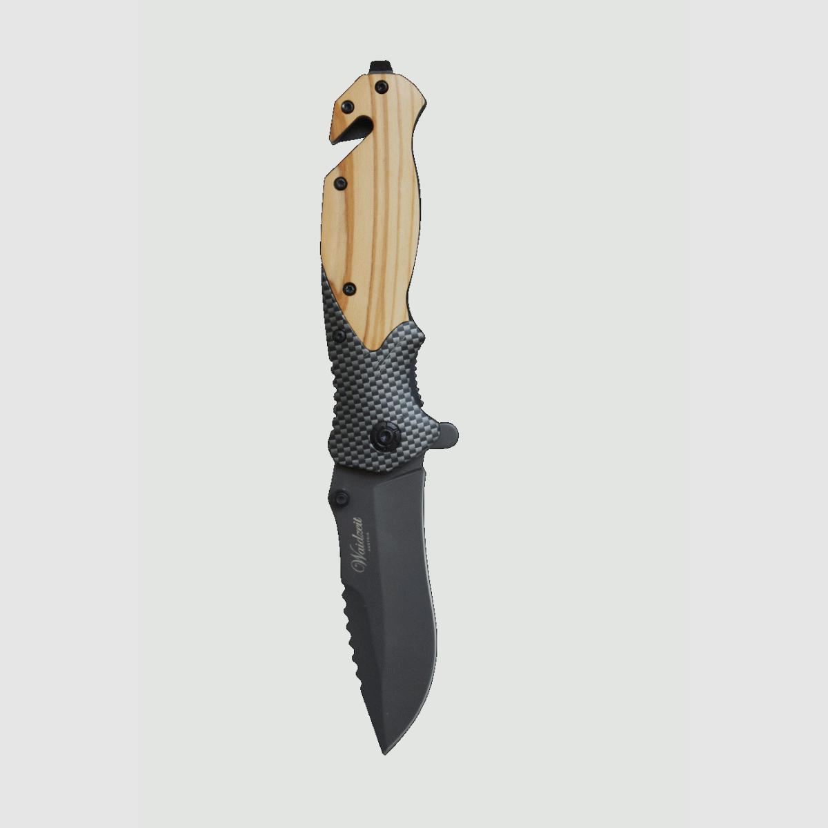 Jagdmesser aus Zirbenholz (ungeschliffen)