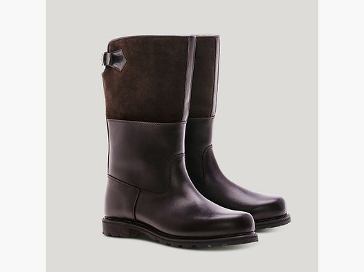 LUDWIG REITER Maronibrater® S.592-D-VD Juchtenleder/Veloursleder Mocca/Ciemnobrązowy