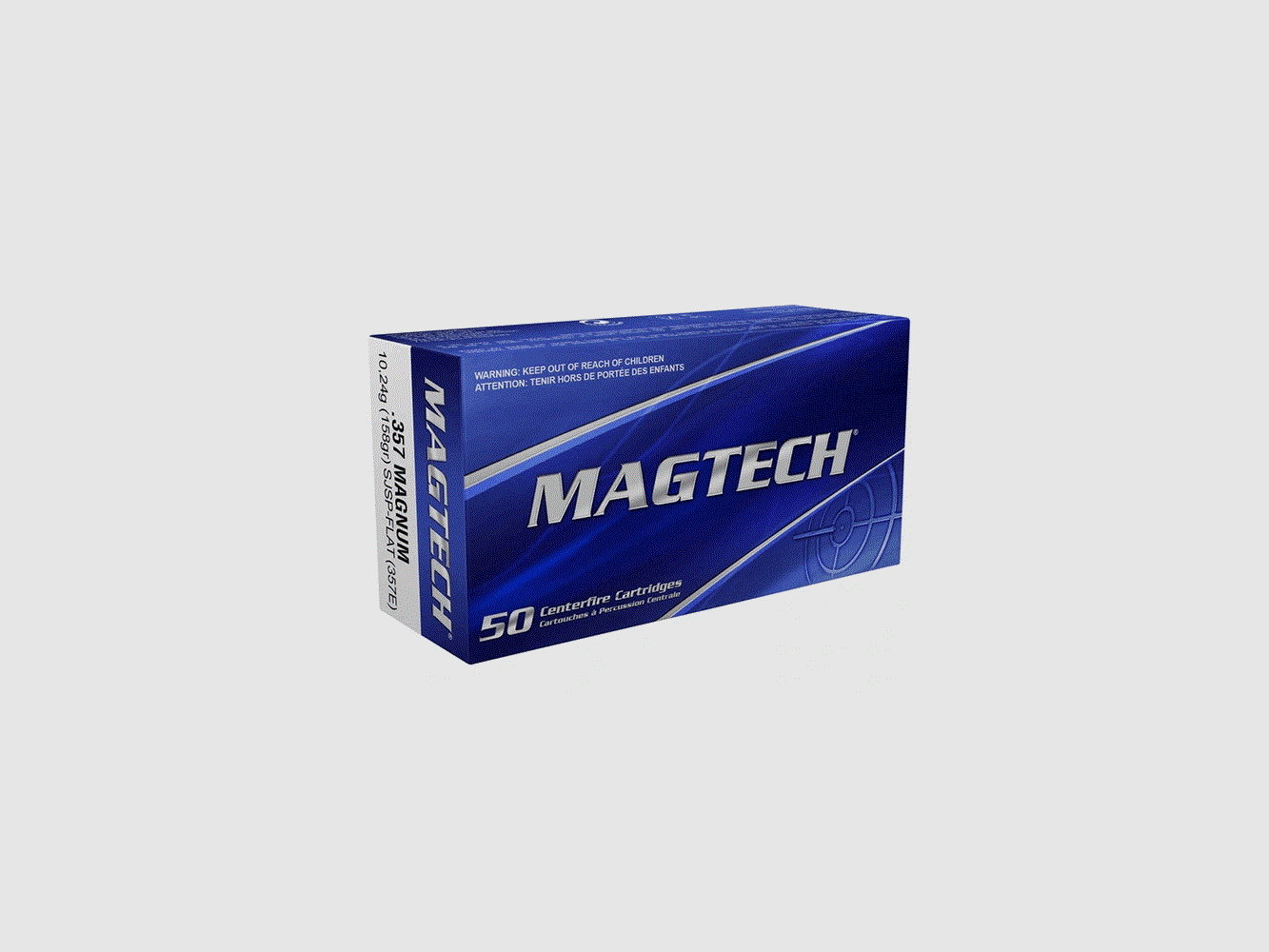 Magtech.357 Magnum SJSP 10,24g/158grs. 50Schuss