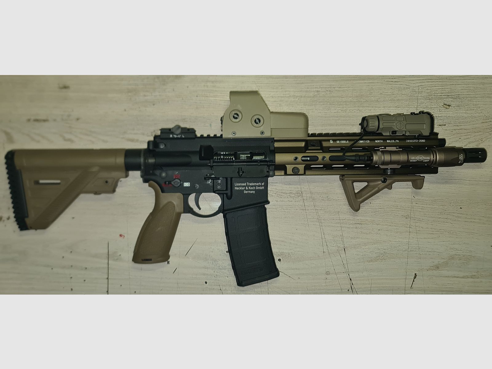 Hk 416 a5 Umbau mit Glock 17gen 5