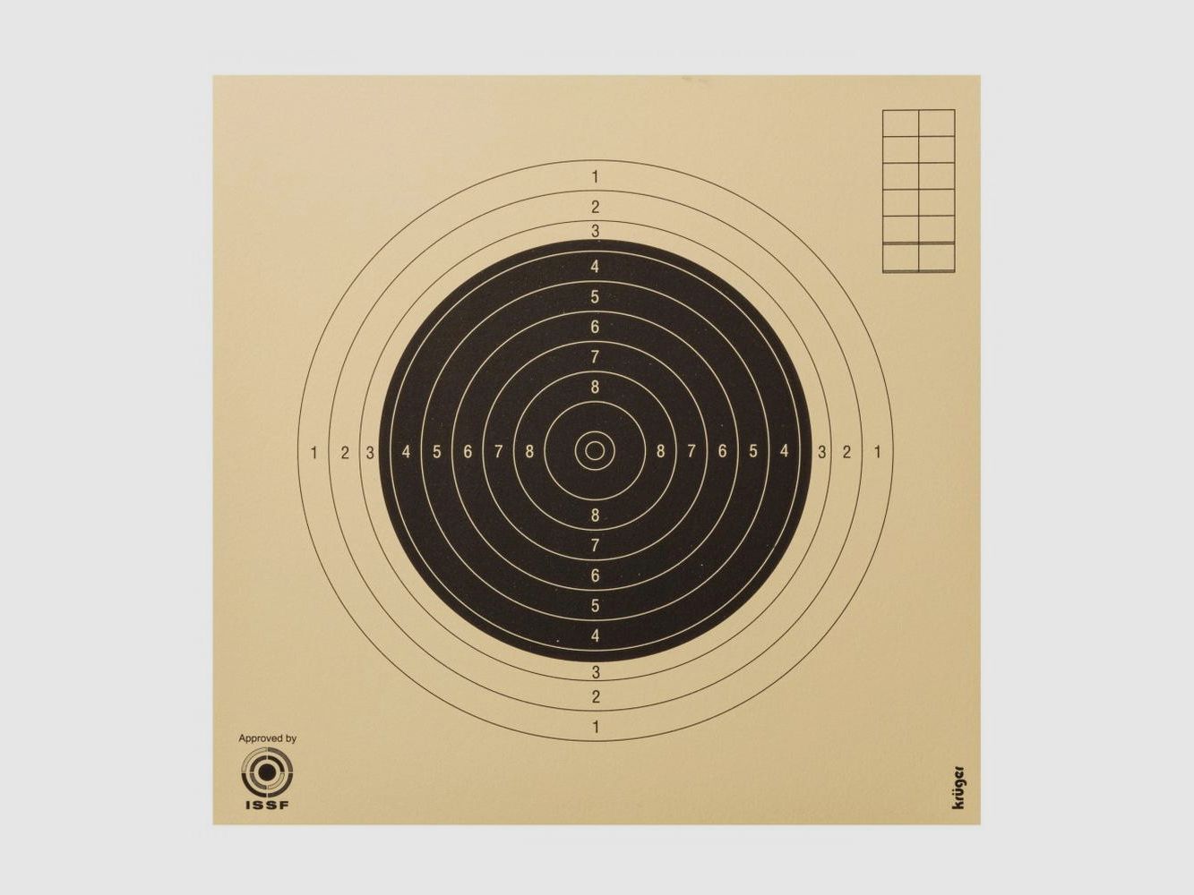 Zielscheiben 100 Stück 20x20 cm - Widerstandsfähiges Papier - Für präzises Training, Bild 1 von 5