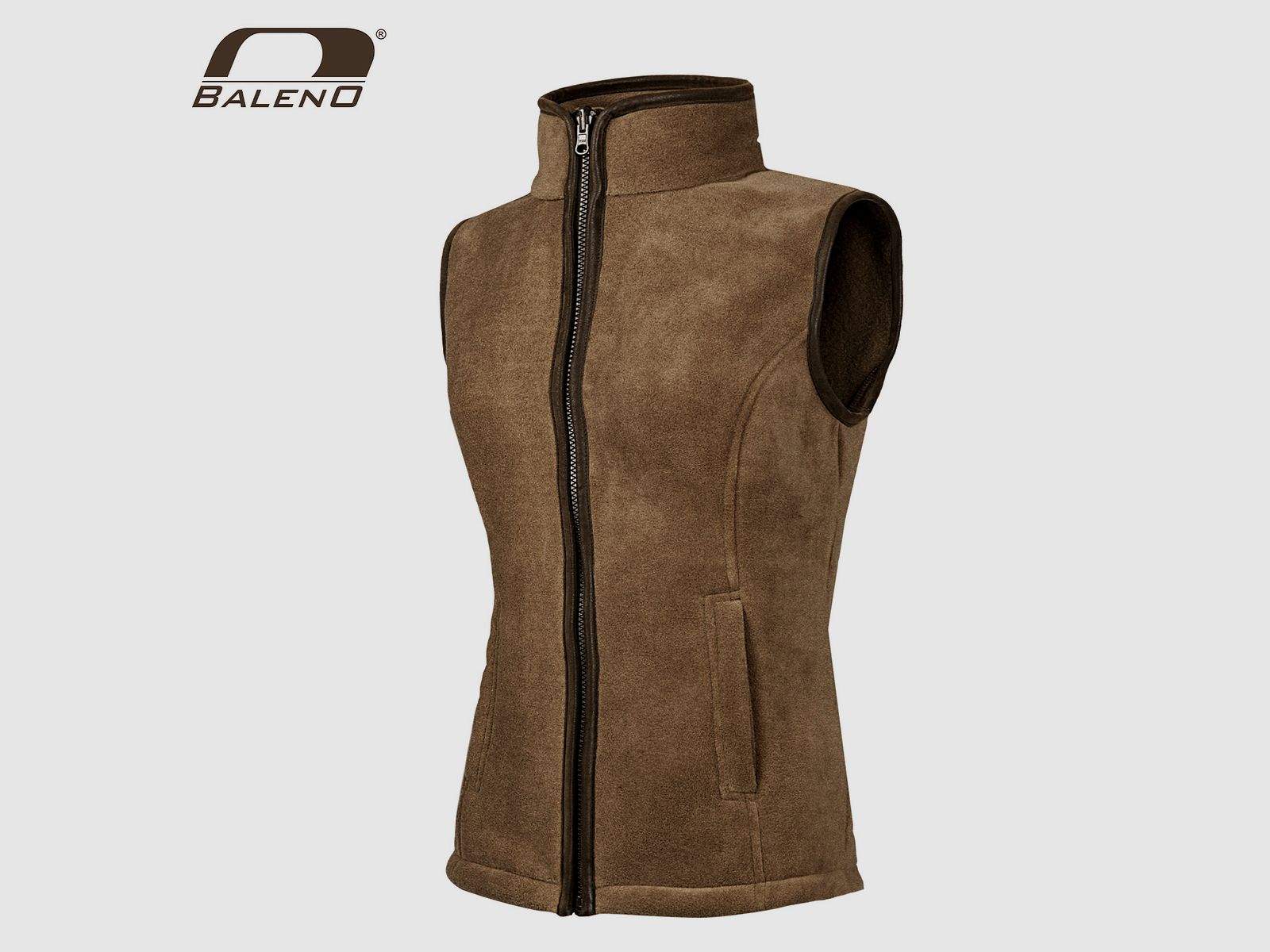 BALENO Damen Fleeceweste Sally camel