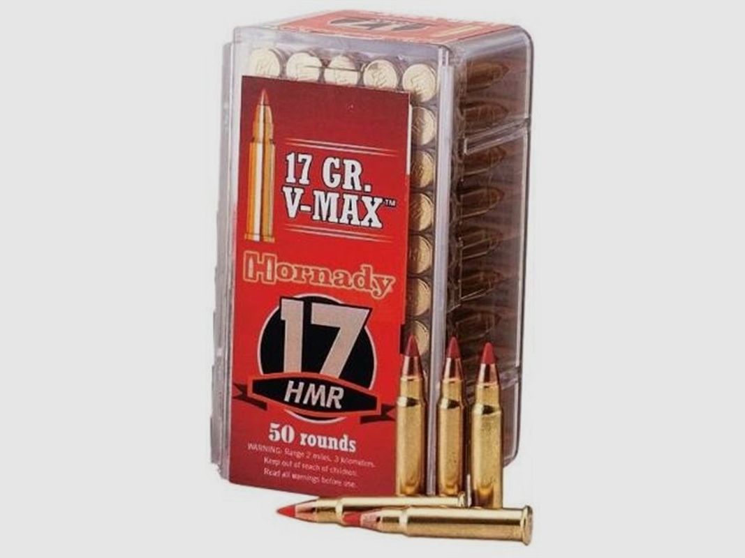 Munition Hornady 17 HMR V-MAX 17 gr