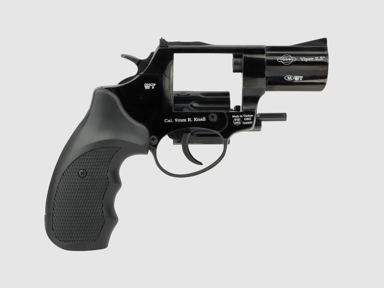 Ekol Viper 2,5'' Noir 9mm R. - Signal de gaz, image 4 sur 6