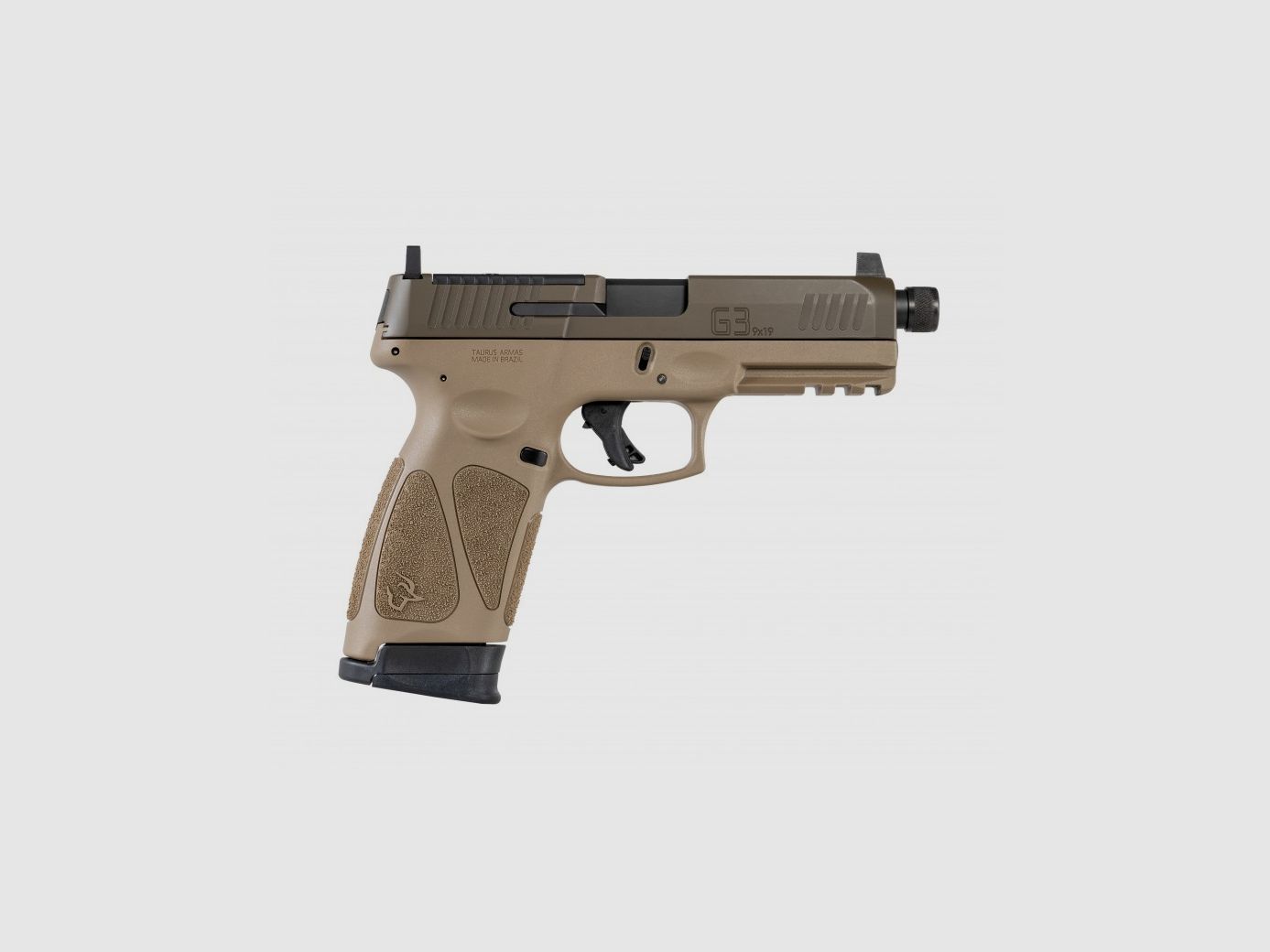 Pistole Taurus G3 Tactical FDE Kal.9X19 Gewinde 1/2X28, Bild 1 von 3