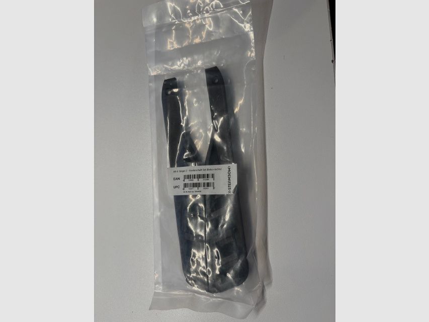 Steambow | AR-6 Stinger II – Seitenteile schwarz für Vorderschaft (Set - links + rechts) - NEU/OVP + BONUS-Seitenteile