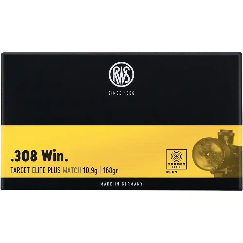 RWS .308 Win. Target Elite Plus 10,9g 168gr, image 2 sur 3