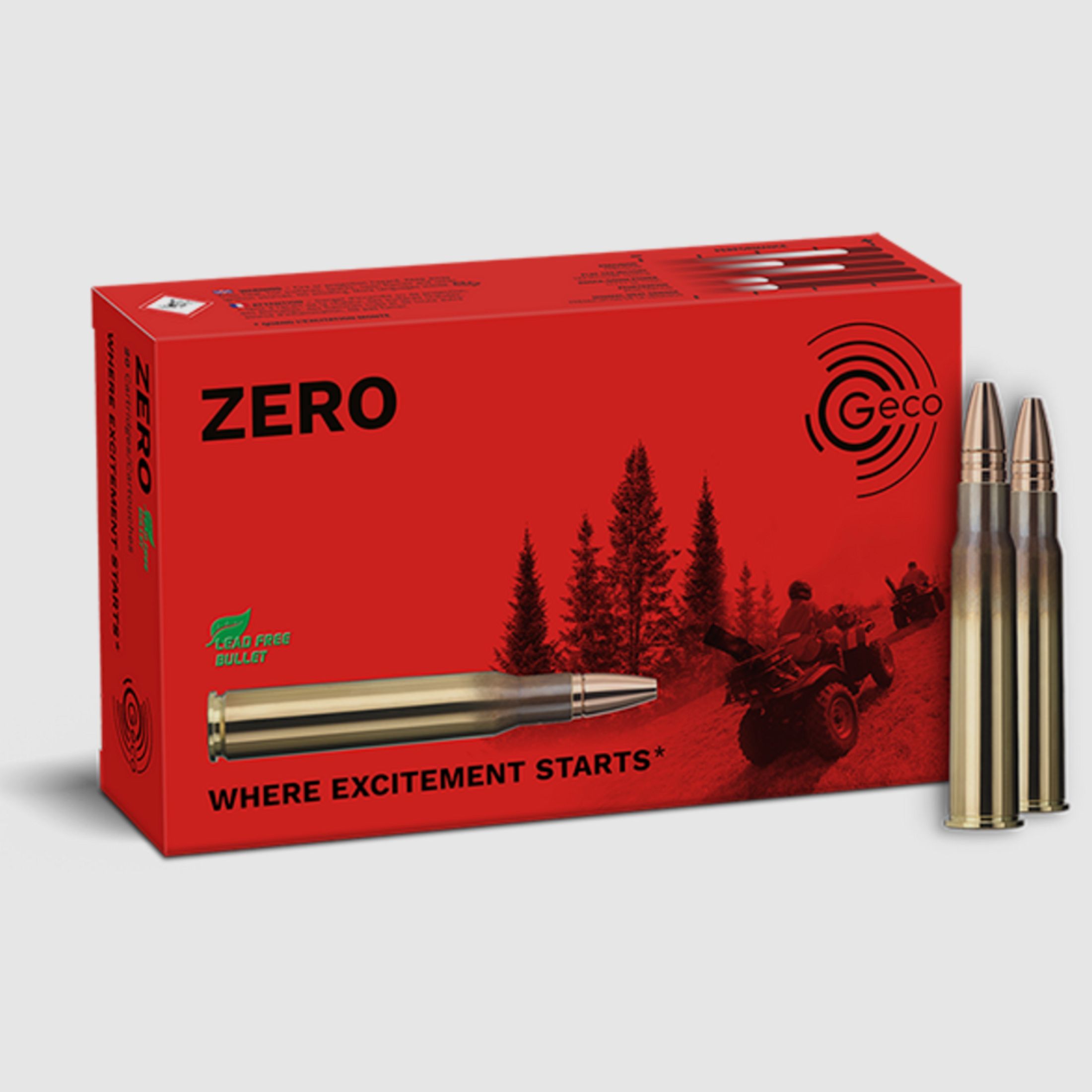 Geco 2318948 Zero 8x57 IRS 9,0g 139grs. Bezwonny 20 szt.