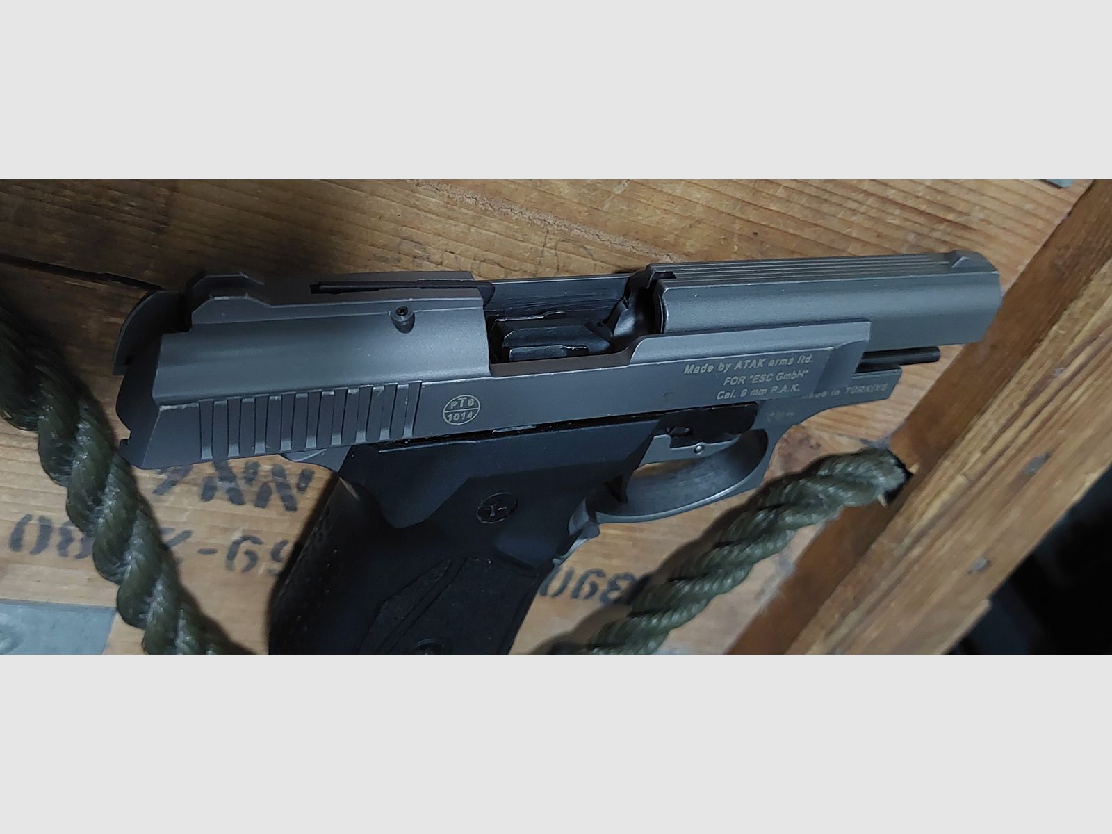 Zoraki 914 9 mm (PTB 1014) blank shot no Walther Glock HW94 Colt