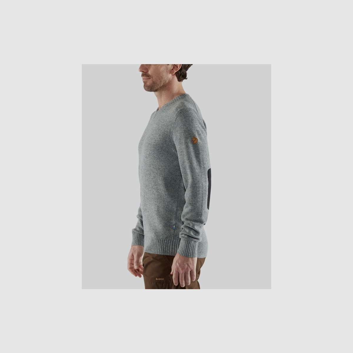 FJÄLLRÄVEN Pullover Övik V Sweater Dark Olive