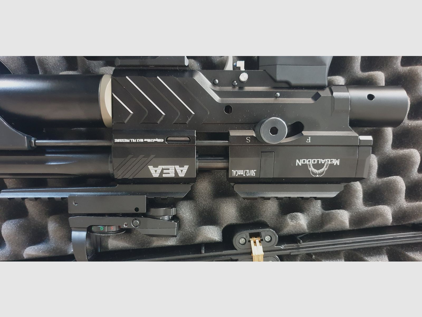 AEA MEGALODON with case and silencer