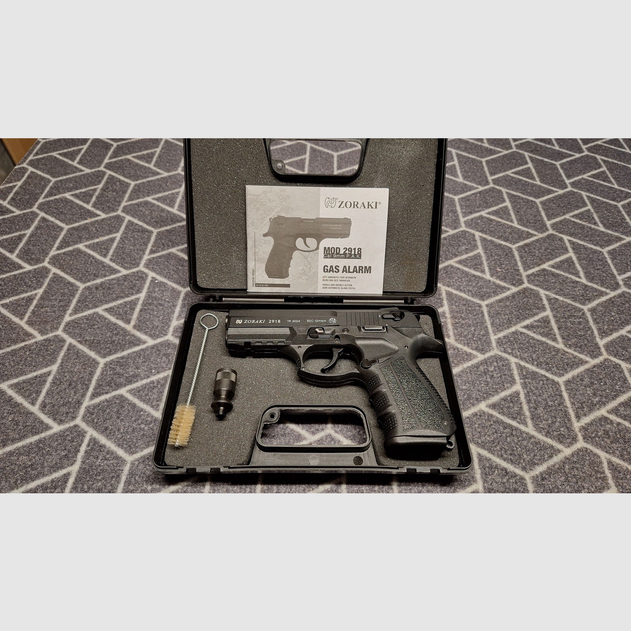 Zoraki 2918 SRS Pistole schwarz PTB1100 NEU!