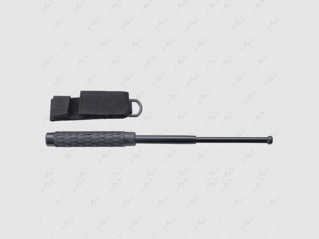 Teleskopschlagstock WALTHER mit Elastomergriff und Stahlstange