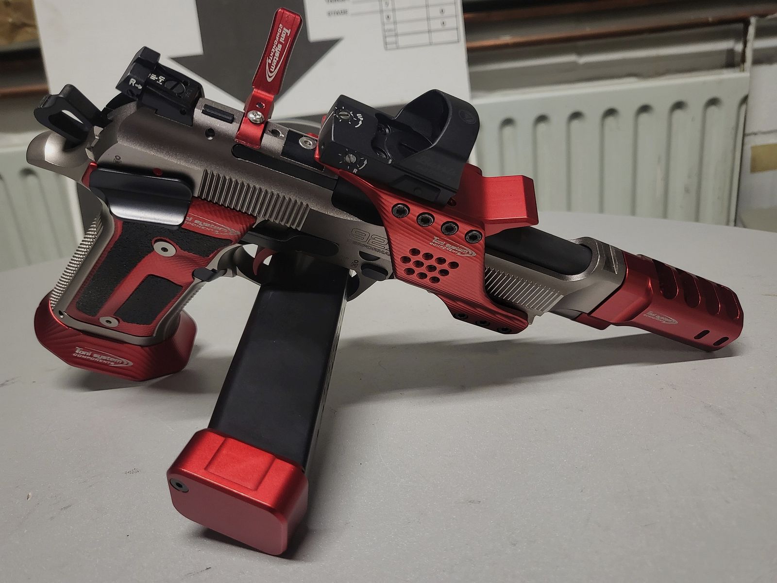 Beretta 92 Durchladehebel Slideracker RDO-Version