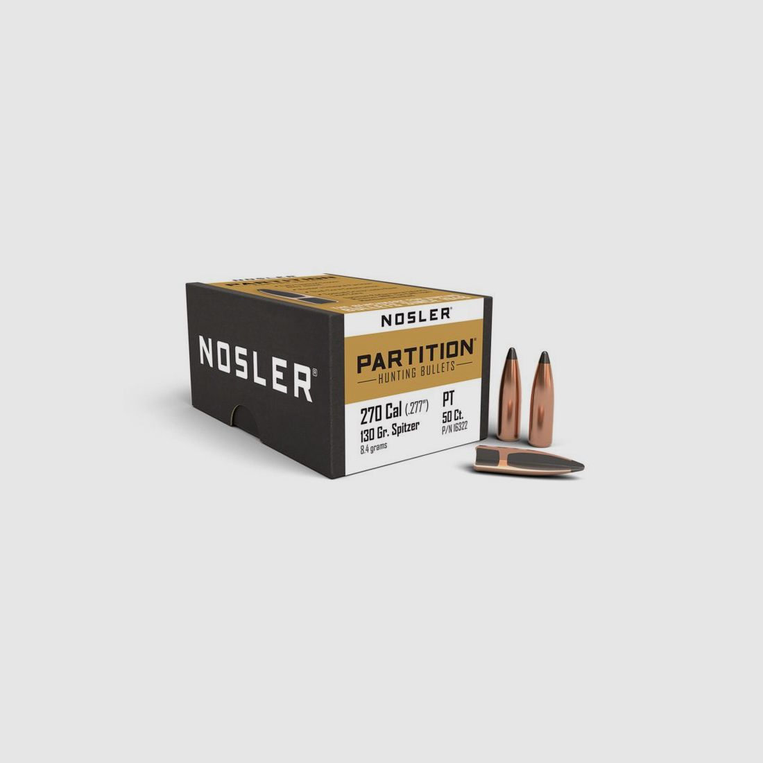 NOSLER KOGEL CAL 270 130GR PARTITION
