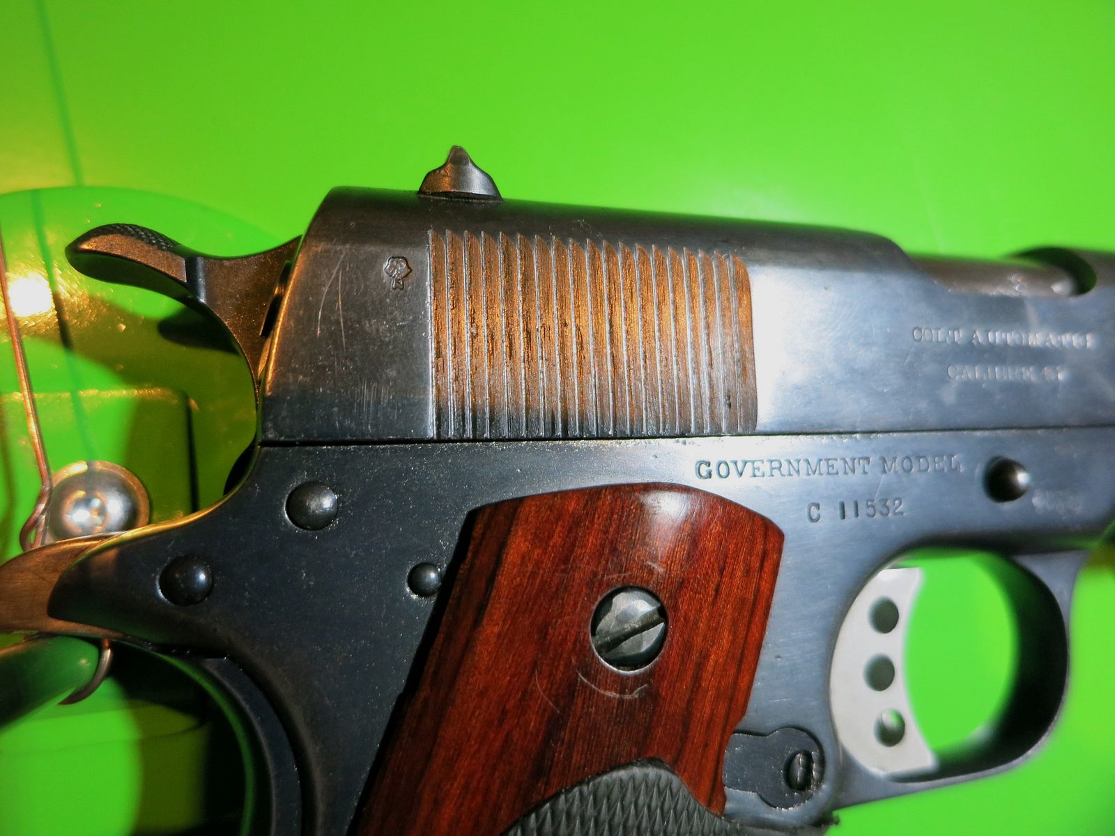 COLT 1911 Marina Argentina -Commercial-Government aus 1914- .45 Auto, Sammlerwaffe     #40-, Bild 3 von 14