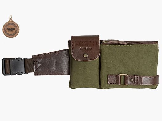 Bauchtasche Canvas/Leder