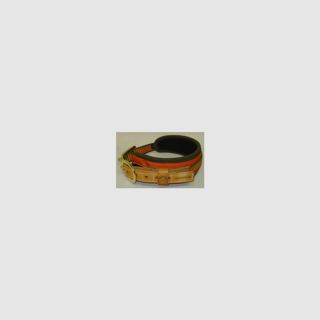 Schweißhalsung Gr.M - 48-60cm Orange/Olive