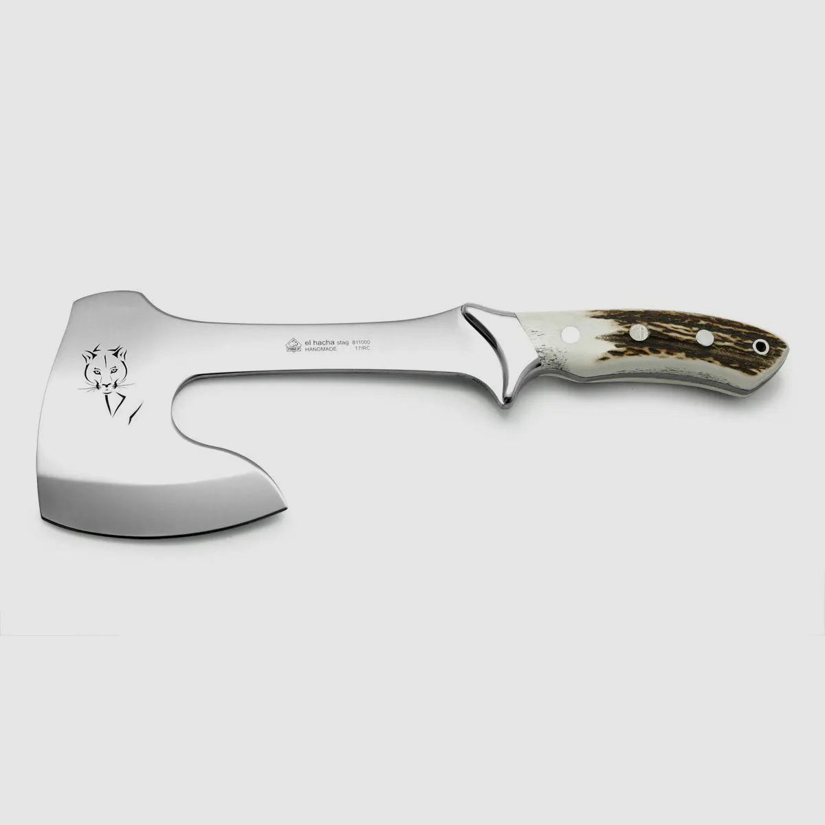 PUMA IP l'ascia cervo, con testa di Puma incisa al laser