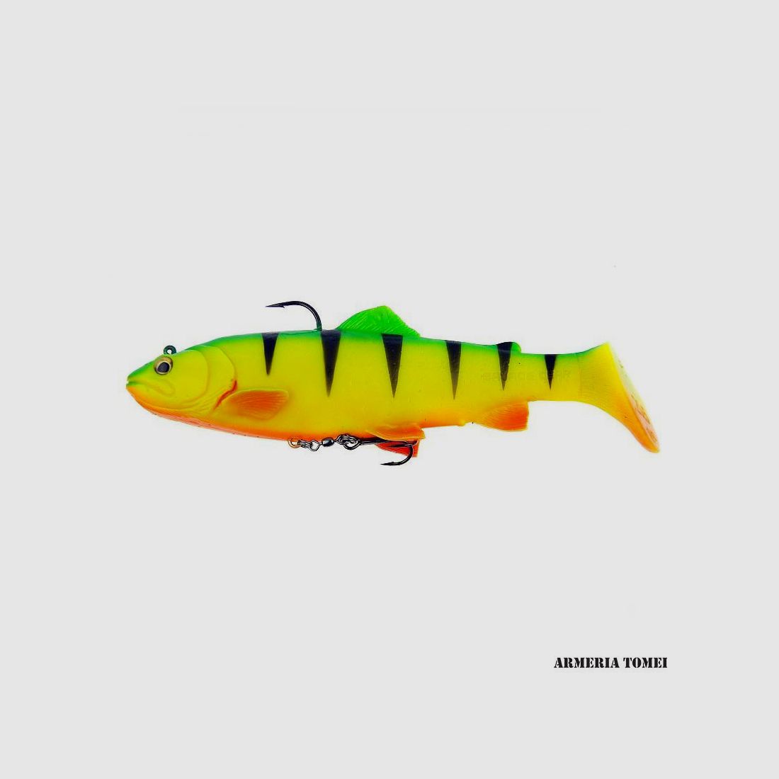 SAVAGE GEAR – 3D TROUT RATTLE SHAD 20.5cm – 8″ 103g – 3 1/2 oz SLOW SINK Fire Tiger