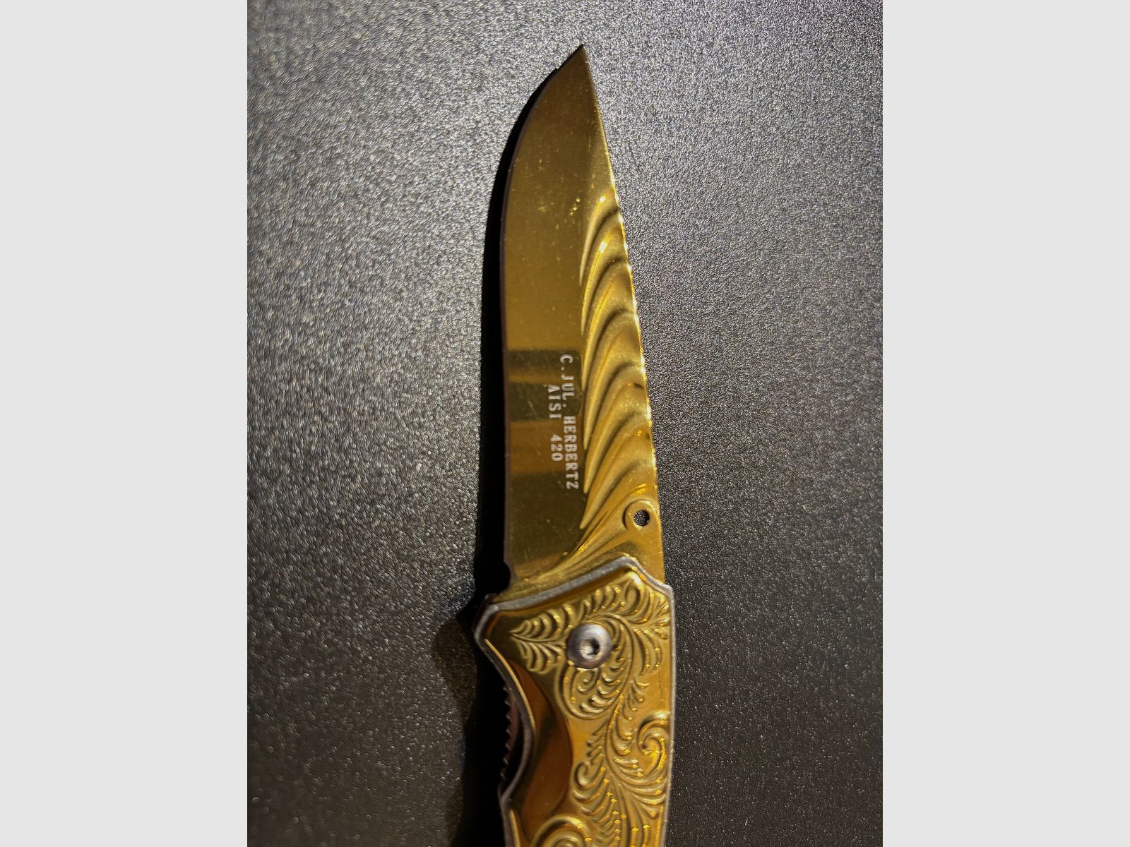 Herbertz Messer Vitrinenstück Neu!
