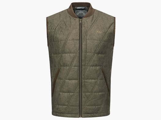 Herren Vintage Weste Victor olive mélange/schwarz