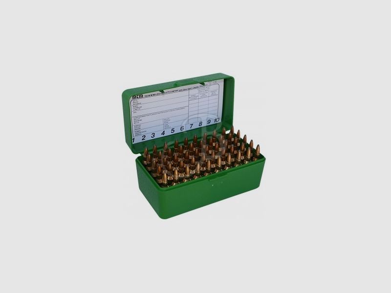 MTM RS-50 Patronenbox 222 grün