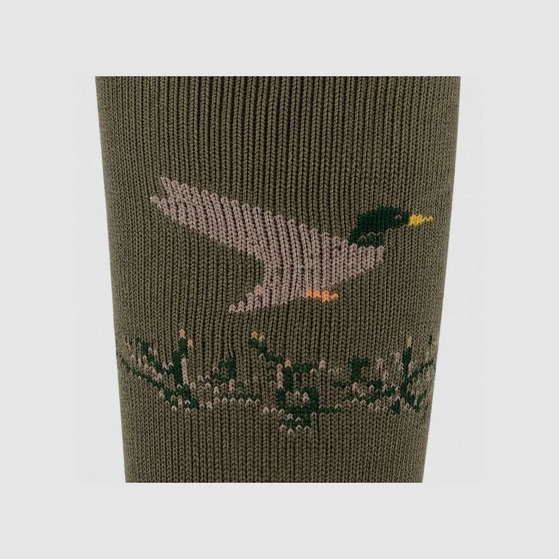 2 Paar Jagdsocken khaki mit Enten-/Hirschmotiv, Bild 8 von 12
