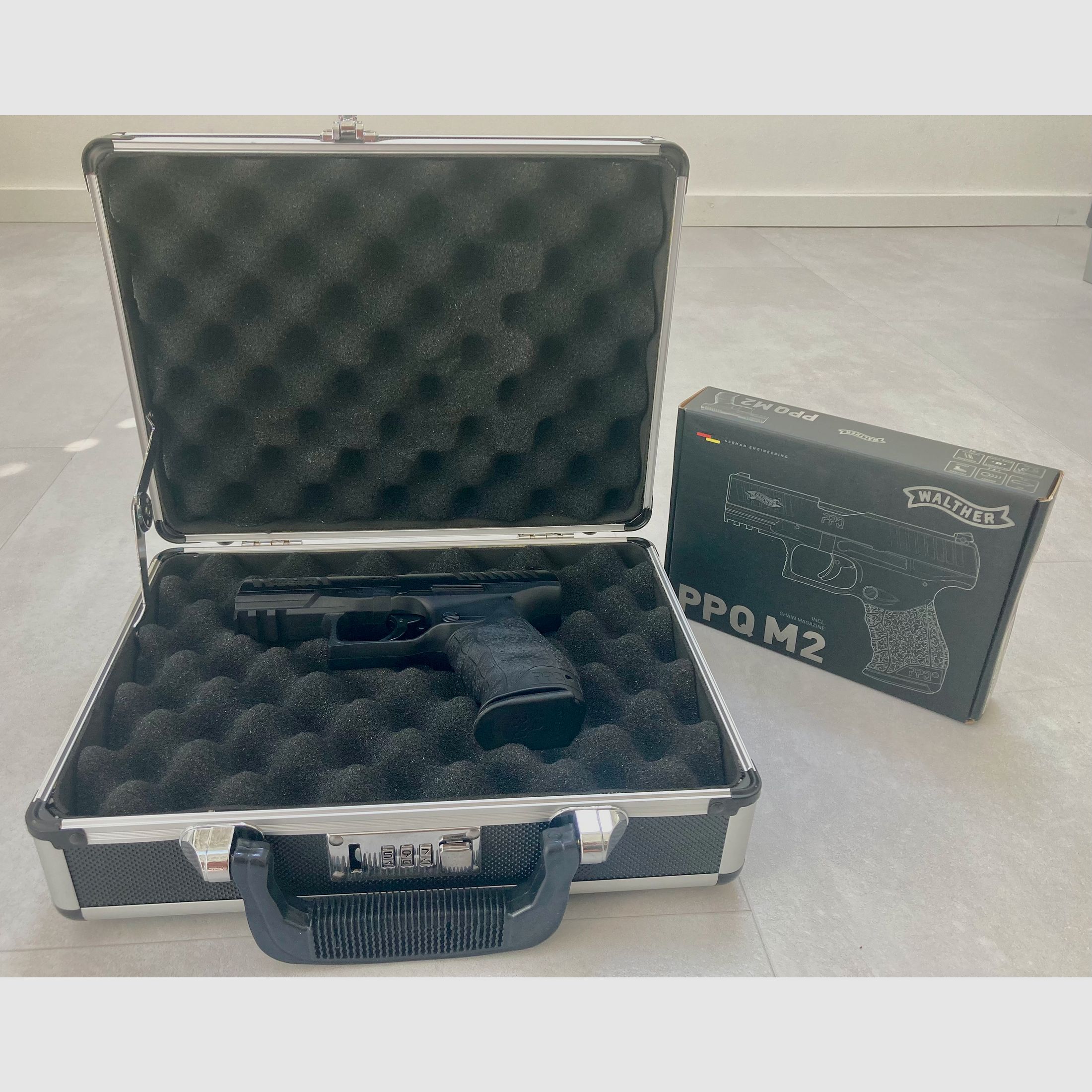 Umarex Walther PPQ M2 4,5mm Diabolo CO2 Pistole - neuwertiger Zustand