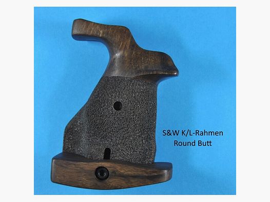 Nussbaum-Sport-Griffschalen für S&W Revolver K/L Rahmen Round Butt (runder Rahmen)