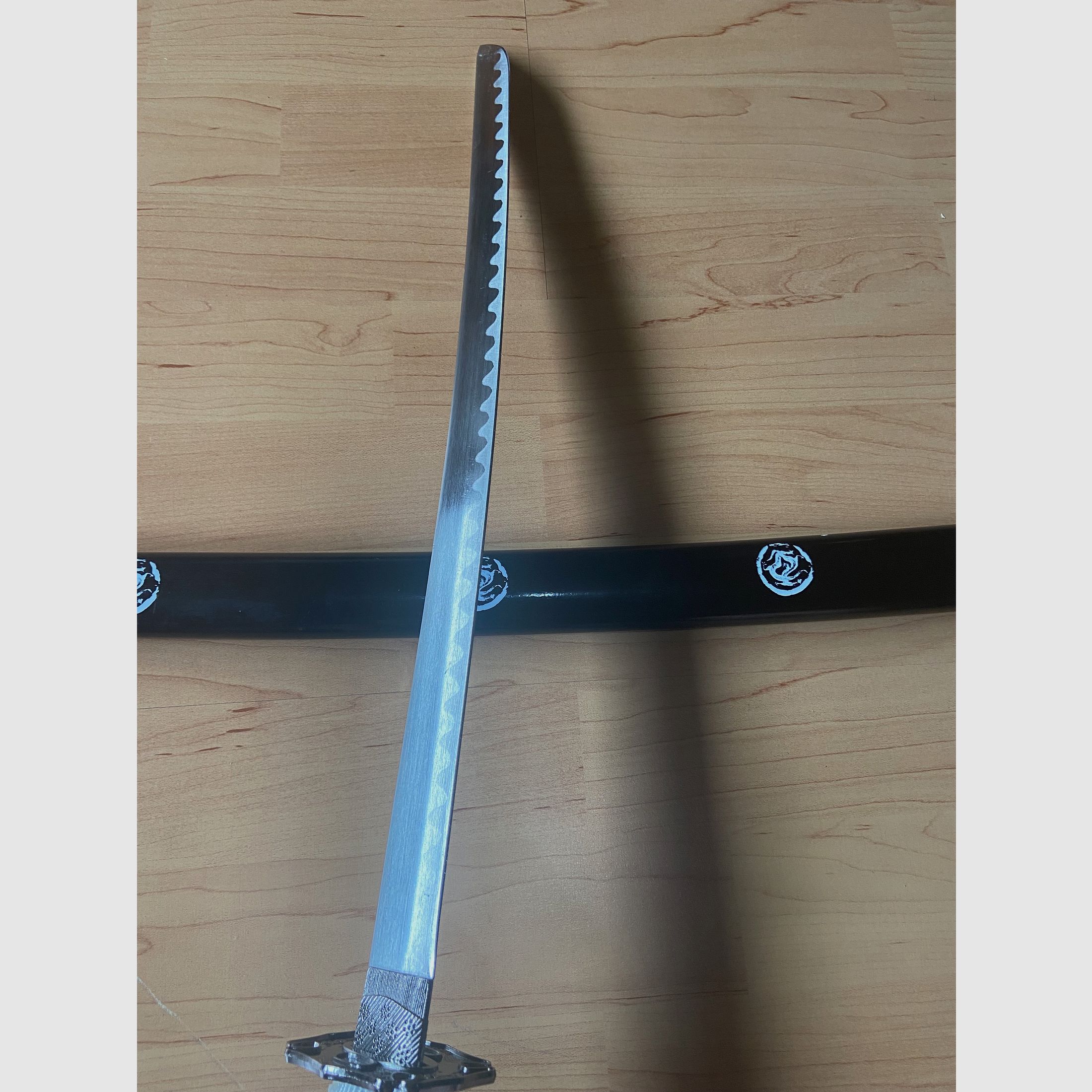 Cuchillo de vitrina Samurai Schwert Bueno hasta como nuevo