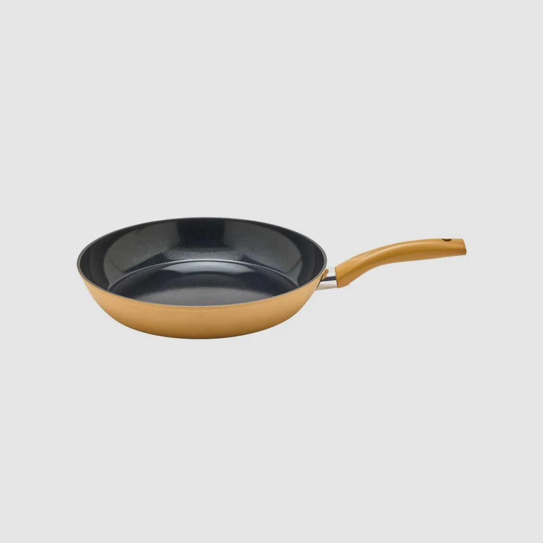 3 Padelle Vitamine Alluminio Forgiato Ø20/24/28cm Manico in Bakelite, immagine 3 di 6