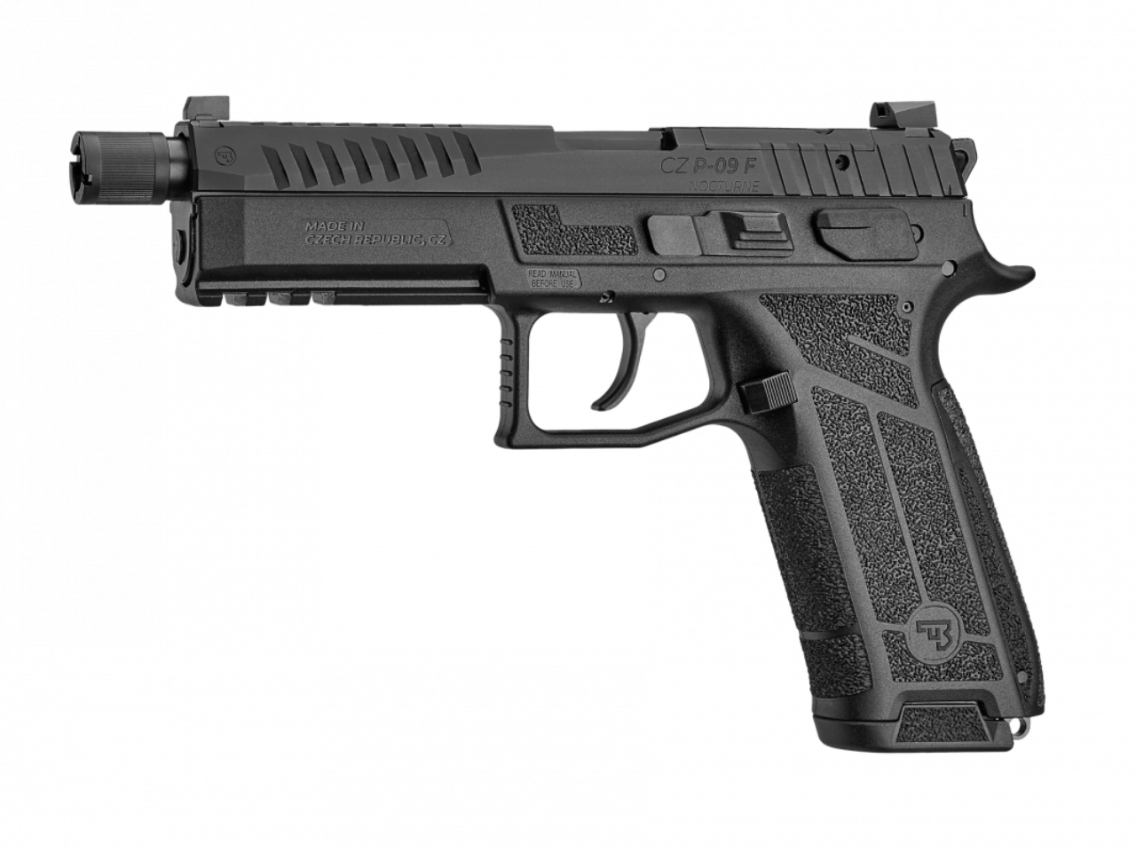 Pistolet CZ P-09 F Nocturne SR 19 coups 9mm Para, image 3 sur 3