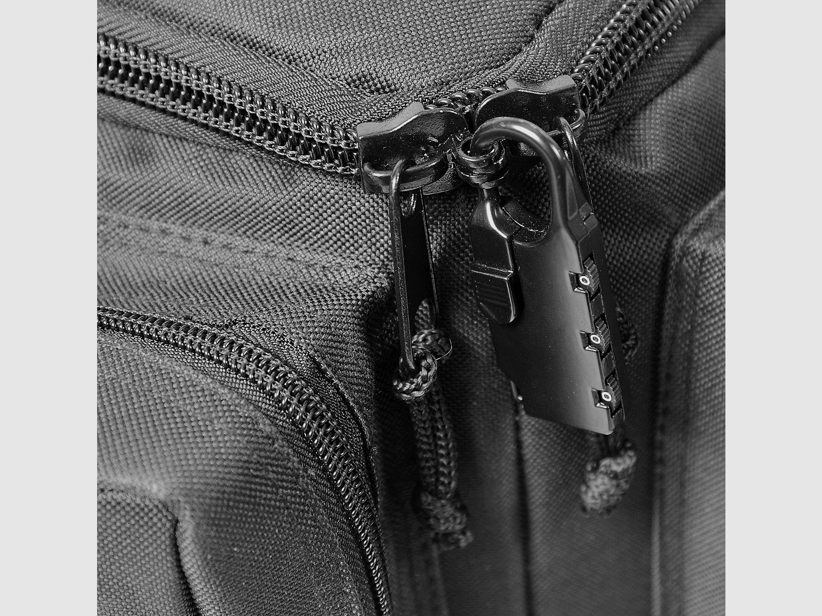 Bolsa de tiro ahg-Anschütz para armas cortas y accesorios (negra)