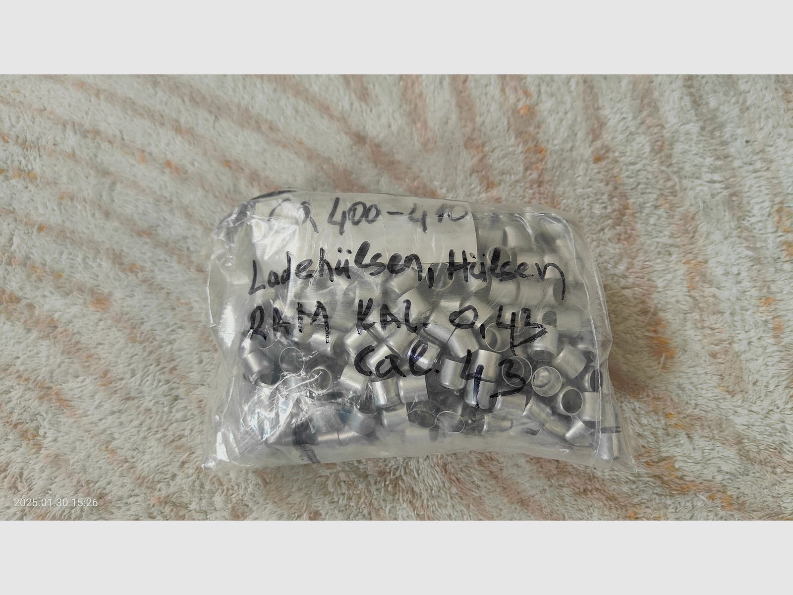 Cartuchos de RAM, cartuchos de expulsión Allu Cal .43