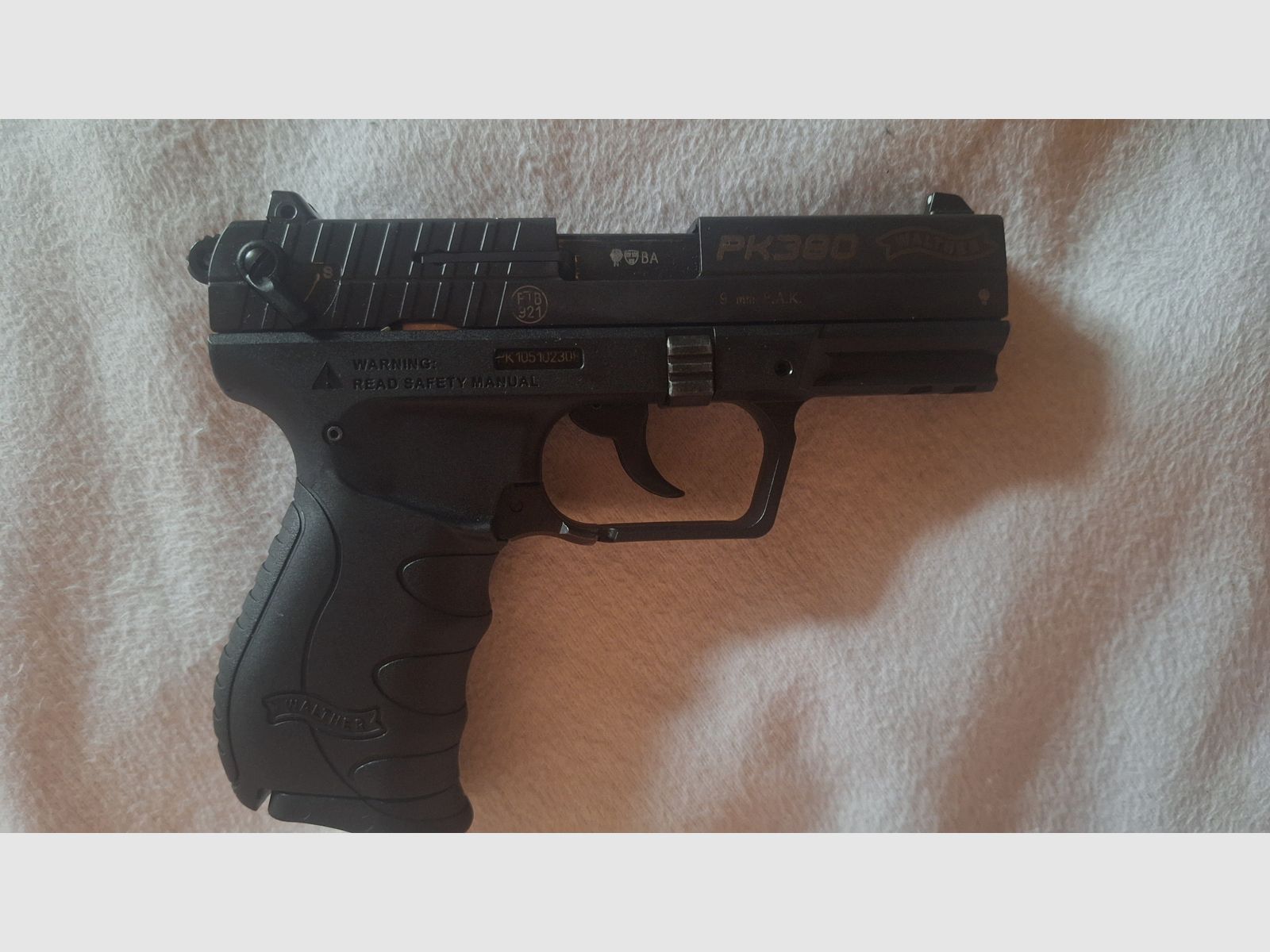 Walther PK380 pistolet d'alarme