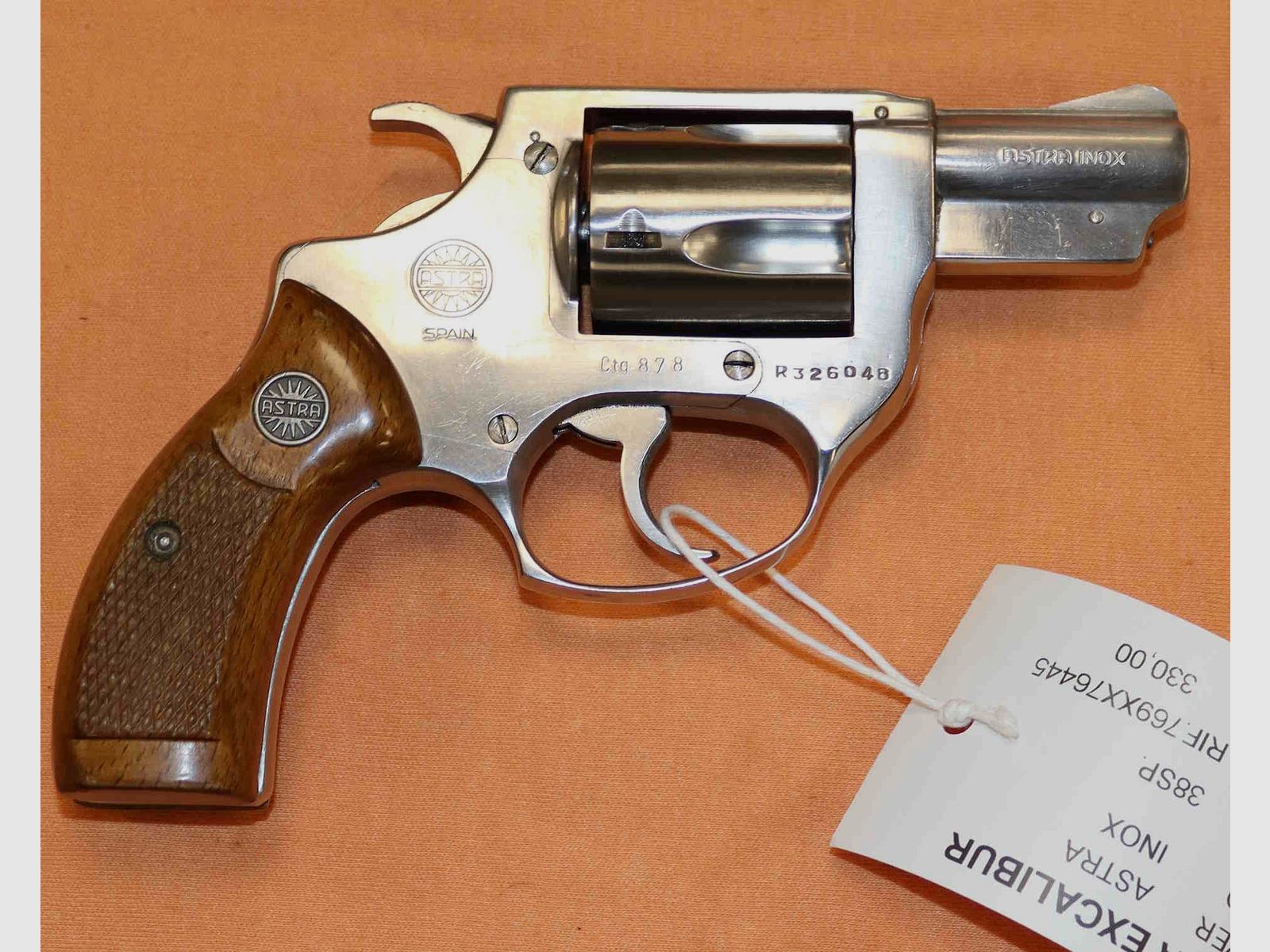 Revolver Astra Inox Kaliber 38 SP, Bild 4 von 6