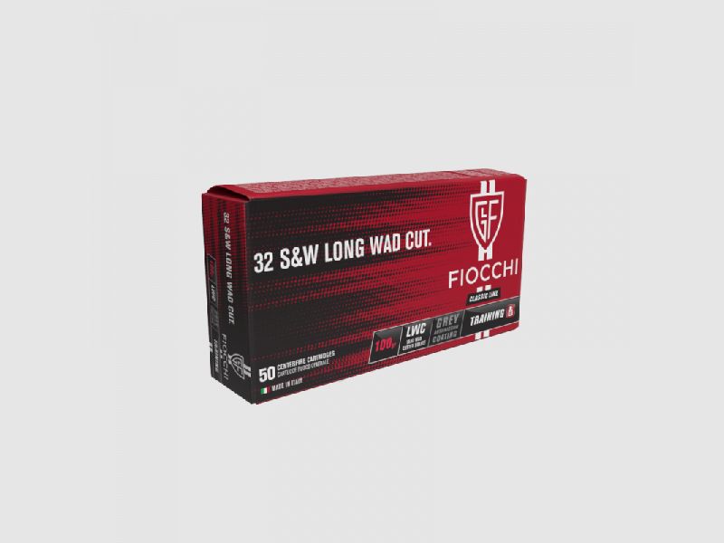 FIOCCHI .32S&W LONG L-WC - 100GRS. - 50 SCHUSS