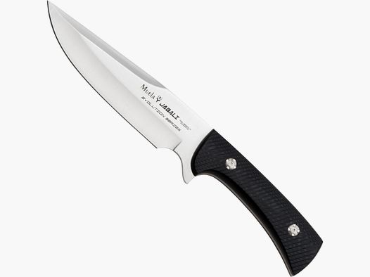Muela Jabali Micarta black großes Messer mit Lederscheide