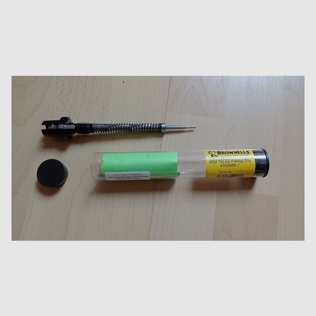 Zespół iglicy GRE-TAN z rowkami, czarny do Remington 700 SA, ułatwia