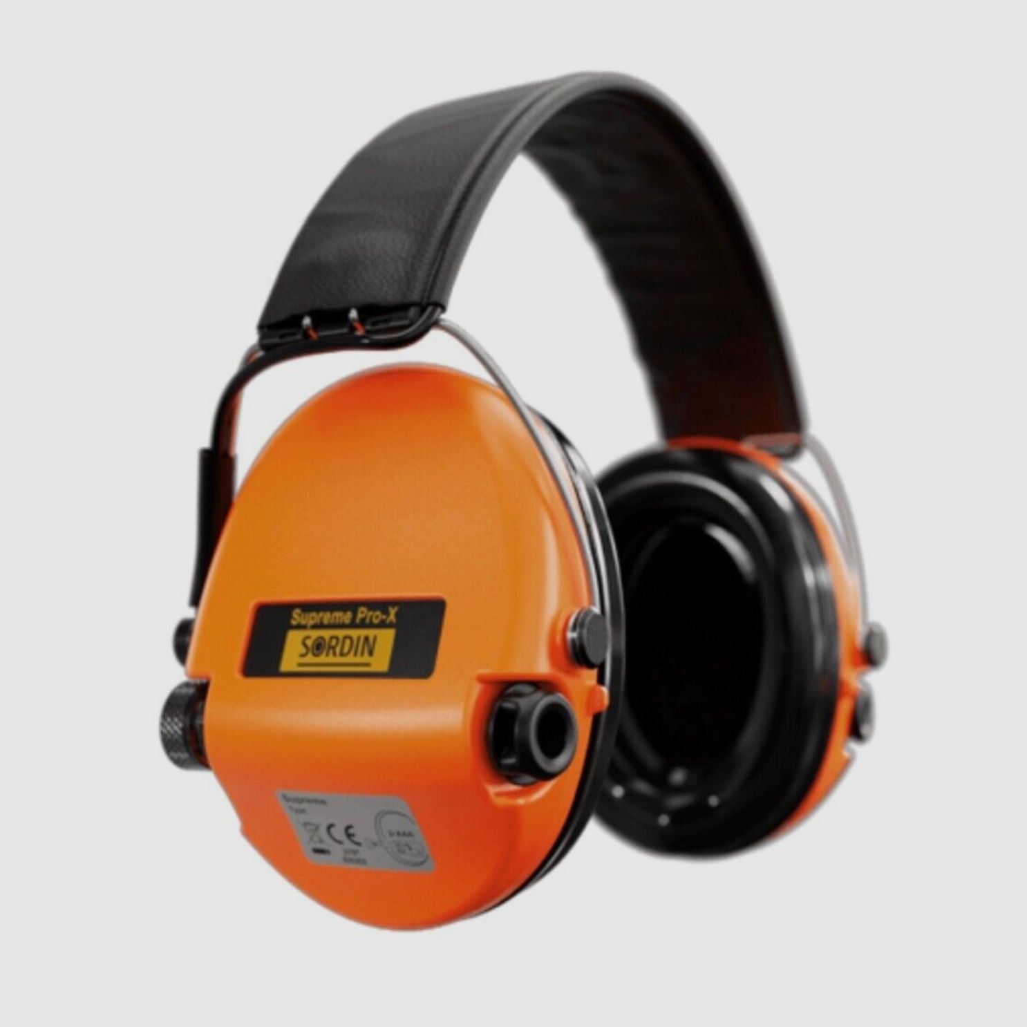 Sordin 75302-X/L-14-S Elektroniczna ochrona słuchu Supreme Orange Pro X z opaską na głowę