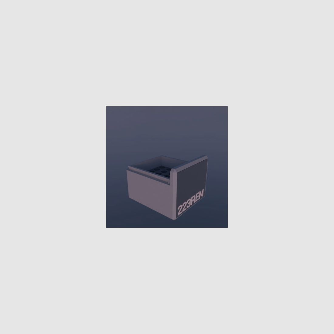 Filamelt ammunition box / .223 Remington / 5.56 / 'sliding lid' / cartridge box, ammo box
