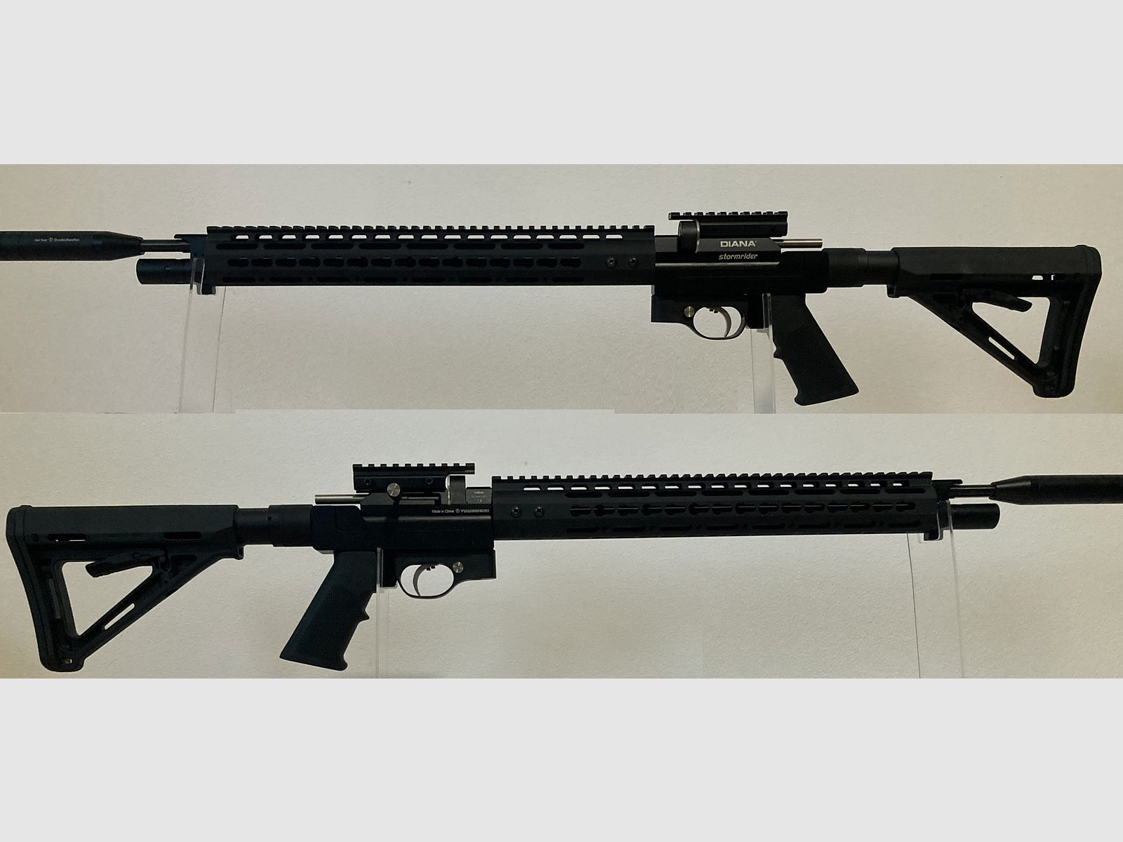 Diana Stormrider Luftgewehr 5,5mm Umbau AR15-Stil 7,5J, inklusive 35J Exportkit (nicht eingebaut)