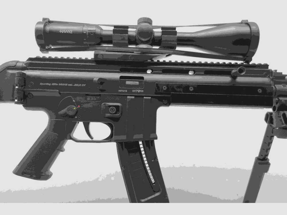 GSG GSG15 m. HAWKE Vantage ZF & Magpul Zweibein