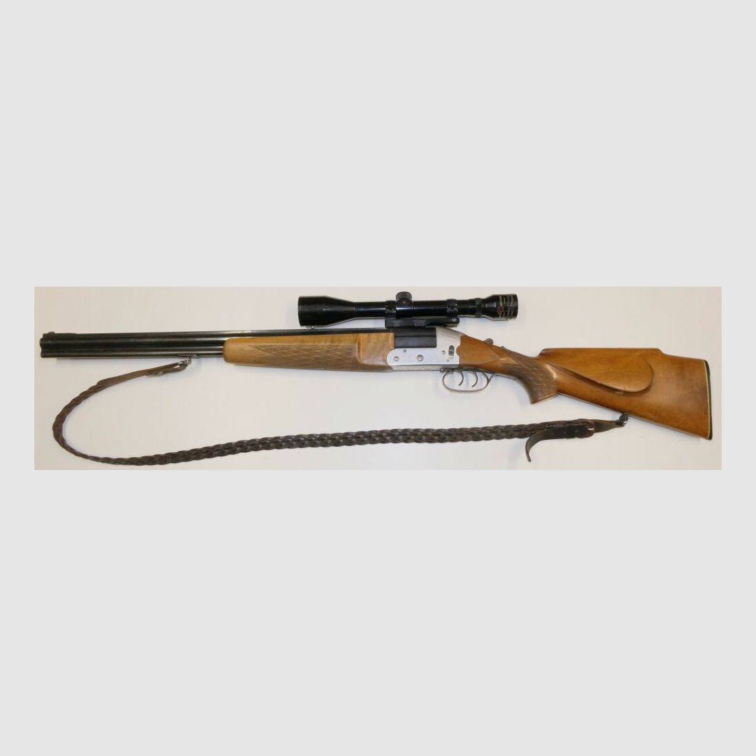 Heym Gebrauchtwaffe Bockbüchsflinte Heym Mod22 SE im Kal.7x57R u. 16/70 Inkl. ZF Zielfernrohr Tasco Optic
